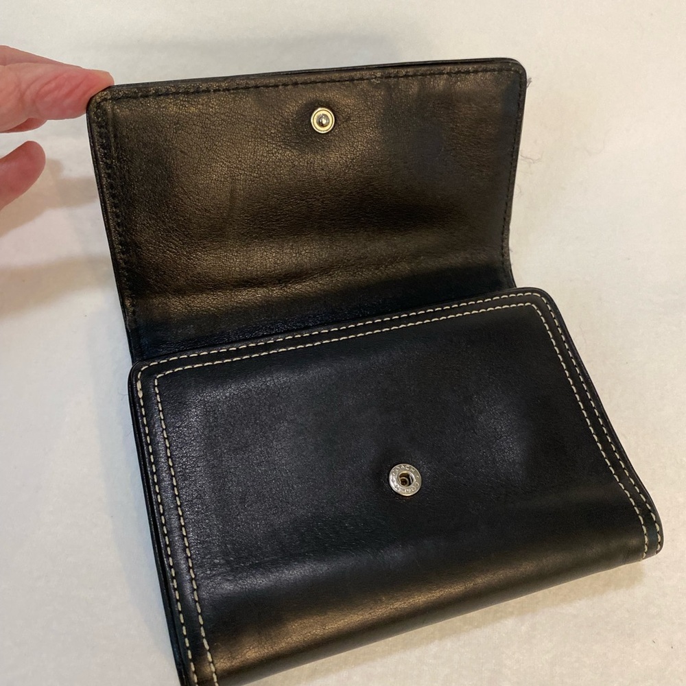 Coach Trifold Wallet in Premium Leather